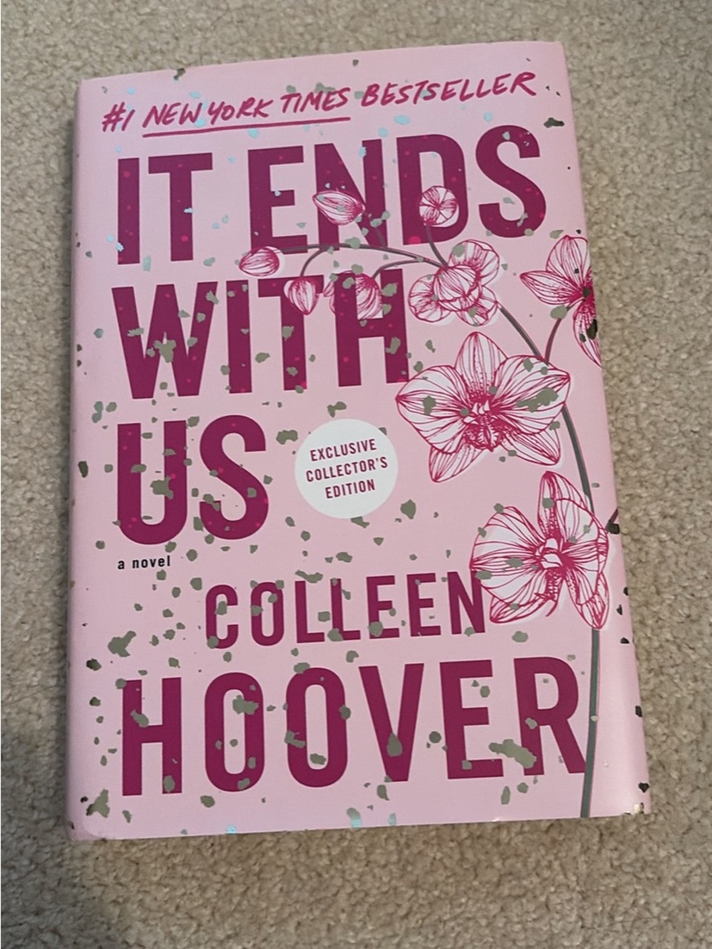 It Ends With Us by Colleen Hoover - Pink Hardcover Collector's Edition